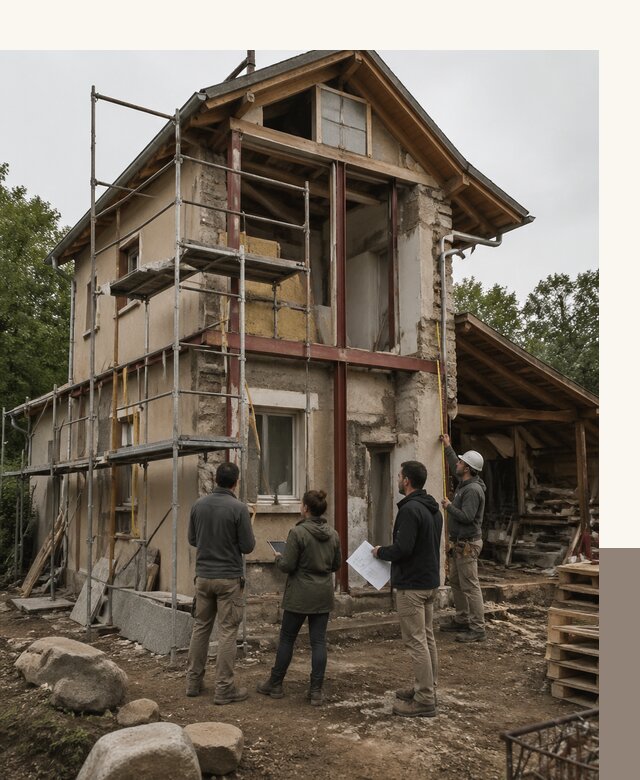 Реконструкция загородного дома под ключ в Георгиевске от бюро